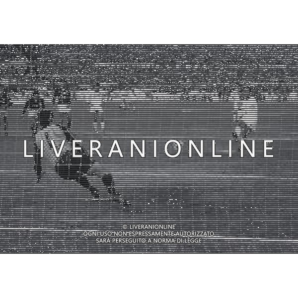 09-02-1986 TORINO CAMPIONATO DI CALCIO SERIE A TORINO ROMA 0-1 NELLA FOTO RIGORE ROBERTO PRUZZO AG ALDO LIVERANI SAS