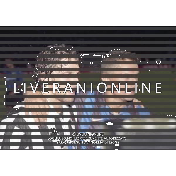 1998-1999 UDINE TROFEO TIM INTER JUVENTUS NELLA FOTO ALESSANDRO DEL PIERO E ROBERTO BAGGIO AG ALDO LIVERANI SAS