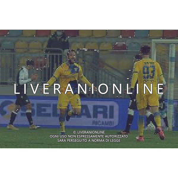 Frosinone vs SPAL Campionato Serie B - 17 Giornata Stadio B.Stirpe - Frosinone 04-01-2021 nella foto Esultanza Gol Grigoris Kastanos ©Federico Gaetano/AGENZIA ALDO LIVERANI SAS