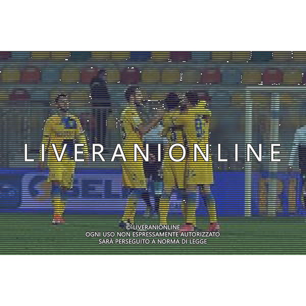 Frosinone vs SPAL Campionato Serie B - 17 Giornata Stadio B.Stirpe - Frosinone 04-01-2021 nella foto Esultanza Frosinone Gol Grigoris Kastanos ©Federico Gaetano/AGENZIA ALDO LIVERANI SAS