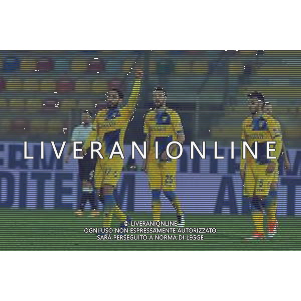 Frosinone vs SPAL Campionato Serie B - 17 Giornata Stadio B.Stirpe - Frosinone 04-01-2021 nella foto Esultanza Gol Grigoris Kastanos ©Federico Gaetano/AGENZIA ALDO LIVERANI SAS