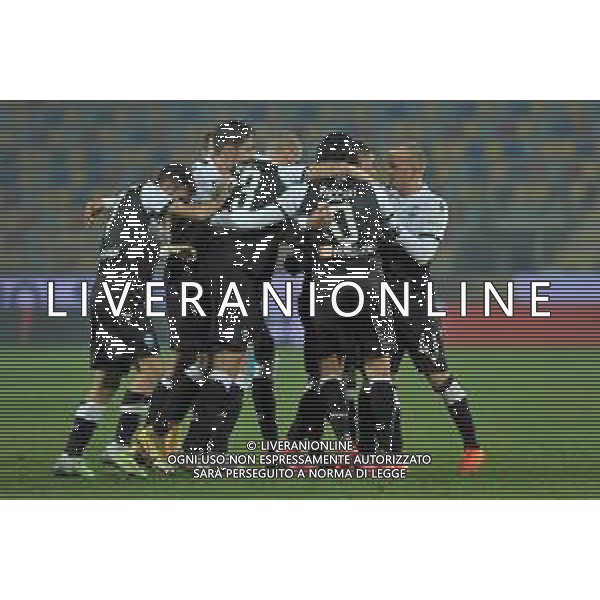 Frosinone vs SPAL Campionato Serie B - 17 Giornata Stadio B.Stirpe - Frosinone 04-01-2021 nella foto Esultanza Spal Gol Salvatore Esposito ©Federico Gaetano/AGENZIA ALDO LIVERANI SAS