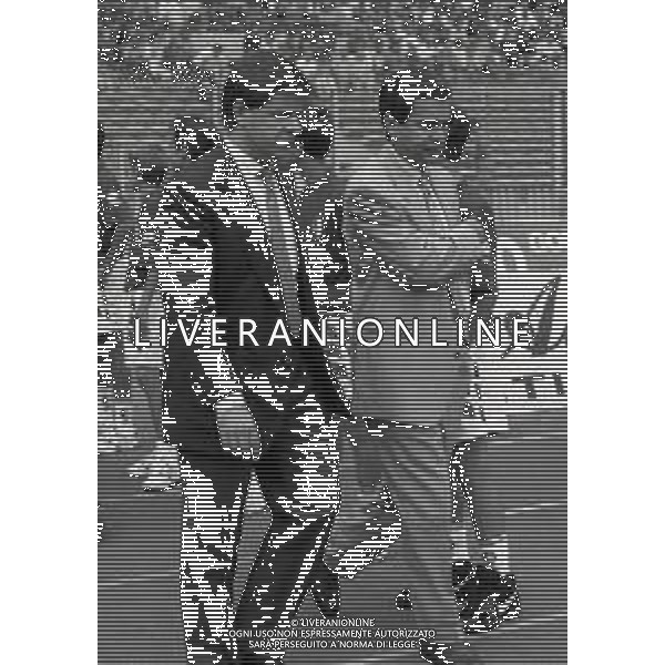 04-09-1994 TORINO CAMPIONATO DI CALCIO SERIE A TORINO-INTER 0-2 NELLA FOTO ROSARIO RAMPANTI ALLENATORE TORINO CON BONETTO AG ALDO LIVERANI SAS