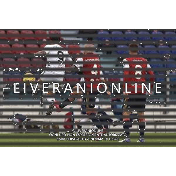 06-01-2021-CAGLIARI CALCIO-BENEVENTO CALCIO. CAMPIONATO CALCIO ITALIANO SERIE A 2020/2021. ITALIA, SARDEGNA, CAGLIARI, STADIO SARDEGNA ARENA. SALVATORE MOI/ALDO LIVERANI SAS NELLA FOTO: DA SINISTRA A DESTRA: LAPADULA, BENEVENTO, NAINGGOLAN, MARIN, CAGLIARI.