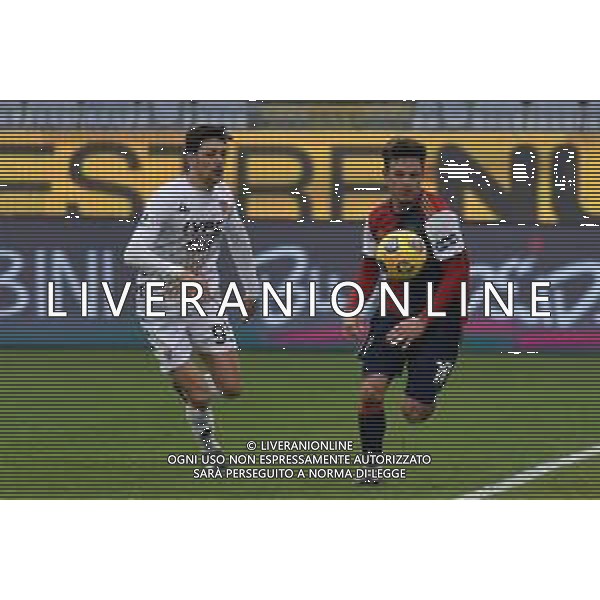 06-01-2021-CAGLIARI CALCIO-BENEVENTO CALCIO. CAMPIONATO CALCIO ITALIANO SERIE A 2020/2021. ITALIA, SARDEGNA, CAGLIARI, STADIO SARDEGNA ARENA. SALVATORE MOI/ALDO LIVERANI SAS NELLA FOTO: DA SINISTRA A DESTRA: BARBA, BENEVENTO, NANDEZ, CAGLIARI.