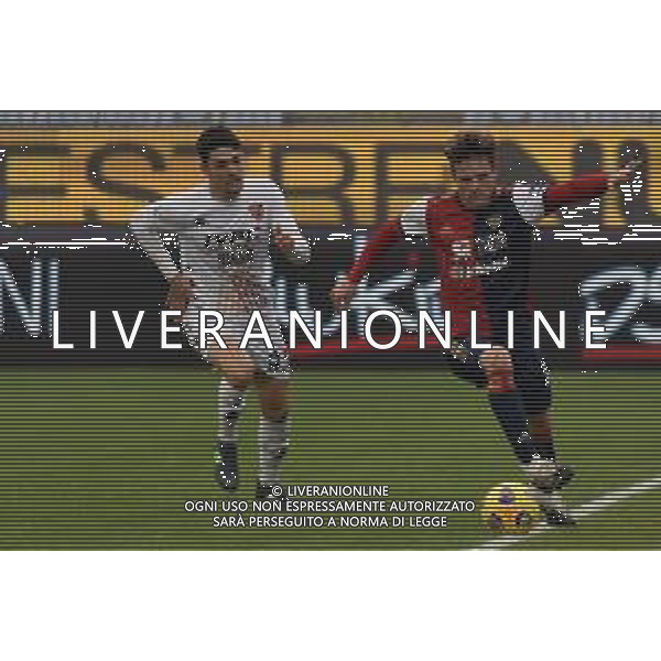 06-01-2021-CAGLIARI CALCIO-BENEVENTO CALCIO. CAMPIONATO CALCIO ITALIANO SERIE A 2020/2021. ITALIA, SARDEGNA, CAGLIARI, STADIO SARDEGNA ARENA. SALVATORE MOI/ALDO LIVERANI SAS NELLA FOTO: DA SINISTRA A DESTRA: BARBA, BENEVENTO, NANDEZ, CAGLIARI.