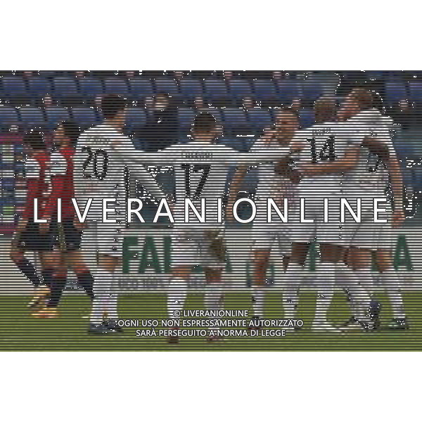 06-01-2021-CAGLIARI CALCIO-BENEVENTO CALCIO. CAMPIONATO CALCIO ITALIANO SERIE A 2020/2021. ITALIA, SARDEGNA, CAGLIARI, STADIO SARDEGNA ARENA. SALVATORE MOI/ALDO LIVERANI SAS NELLA FOTO: ESULTANZA FINE GARA BENEVENTO, BATTE CAGLIARI.