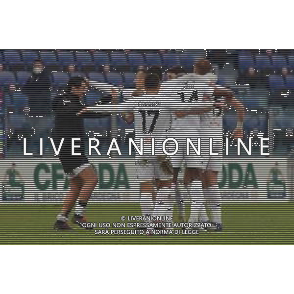 06-01-2021-CAGLIARI CALCIO-BENEVENTO CALCIO. CAMPIONATO CALCIO ITALIANO SERIE A 2020/2021. ITALIA, SARDEGNA, CAGLIARI, STADIO SARDEGNA ARENA. SALVATORE MOI/ALDO LIVERANI SAS NELLA FOTO: ESULTANZA FINE GARA BENEVENTO, BATTE CAGLIARI.