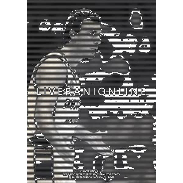 13-11-1990 MILANO QUARTI DI FINALE DI COPPA ITALIA PHILIPS MILANO-CLEAR CANTU\' NELLA FOTO PIERO MONTECCHI AG ALDO LIVERANI SAS