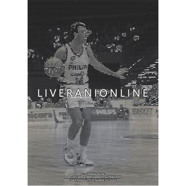 13-11-1990 MILANO QUARTI DI FINALE DI COPPA ITALIA PHILIPS MILANO-CLEAR CANTU\' NELLA FOTO PIERO MONTECCHI AG ALDO LIVERANI SAS