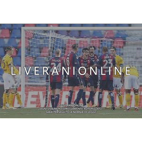 Bologna - Udinese Campionato di Calcio Serie A TIM 06/01/2021 nella foto: Esultanza bologna dopo il goal Tomiyasu Takehiro ©Claudio Zamagni/Agenzia Aldo Liverani during Italian Serie A soccer match between BOLOGNA F.C. and UDINESE at Renato Dall\'Ara Stadium on January 06 2021 photo credit by Claudio Zamagni/Aldo Liverani Photo Agency/AG. ALDO LIVERANI SAS