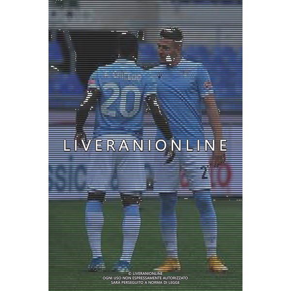 Lazio vs Fiorentina Campionato Serie A TIM - 16 giornata Stadio Olimpico - Roma 06-01-2021 nella foto Esultanza Caicedo e Milinkovic foto federico gaetano-ag aldo liverani sas