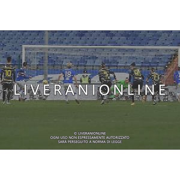 Danilo Vigo/LM - UC Sampdoria vs FC Internazionale - Italian football Serie A match 2020/2021 06 January 2021 - Luigi Ferraris stadium, Genova, Italy Photo showing: ANTONIO CANDREVA (Sampdoria) goal 1 - 0 penalty @LM/Danilo Vigo AG ALDO LIVERANI SAS