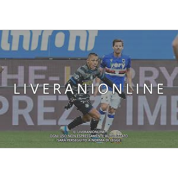 Danilo Vigo/LM - UC Sampdoria vs FC Internazionale - Italian football Serie A match 2020/2021 06 January 2021 - Luigi Ferraris stadium, Genova, Italy Photo showing: Alexis Sanchez (Inter), ADRIEN SILVA (Sampdoria) @LM/Danilo Vigo AG ALDO LIVERANI SAS