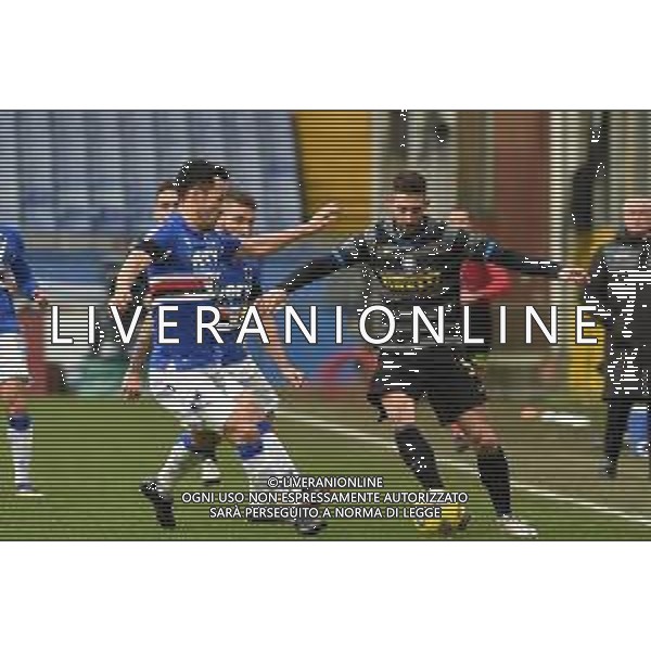 Danilo Vigo/LM - UC Sampdoria vs FC Internazionale - Italian football Serie A match 2020/2021 06 January 2021 - Luigi Ferraris stadium, Genova, Italy Photo showing: MAYA YOSHIDA (Sampdoria) , LORENZO TONELLI Sampdoria) @LM/Danilo Vigo AG ALDO LIVERANI SAS