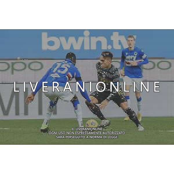 Danilo Vigo/LM - UC Sampdoria vs FC Internazionale - Italian football Serie A match 2020/2021 06 January 2021 - Luigi Ferraris stadium, Genova, Italy Photo showing: OMAR COLLEY (Sampdoria), Lautaro Martinez (Inter) @LM/Danilo Vigo AG ALDO LIVERANI SAS