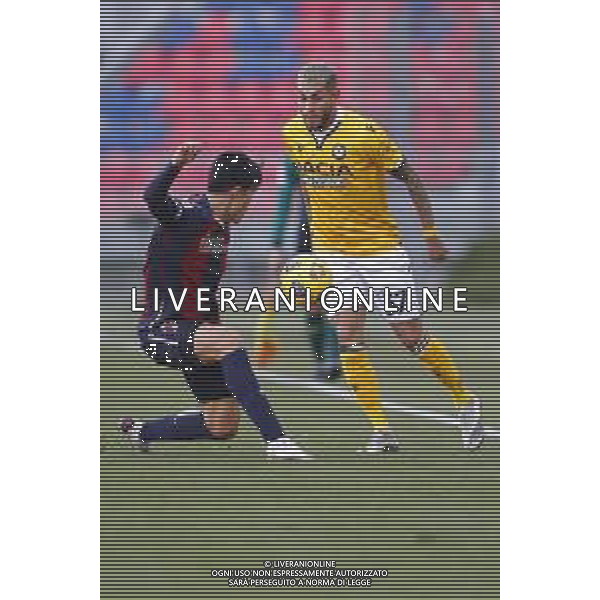 Bologna - Udinese Campionato di Calcio Serie A TIM 06/01/2021 nella foto: Tomiyasu Takehiro (Bologna f.c.) Roberto Pereyra(Udinese) ©Claudio Zamagni/Agenzia Aldo Liverani during Italian Serie A soccer match between BOLOGNA F.C. and UDINESE at Renato Dall\'Ara Stadium on January 06 2021 photo credit by Claudio Zamagni/Aldo Liverani Photo Agency / AG. ALDO LIVERANI SAS
