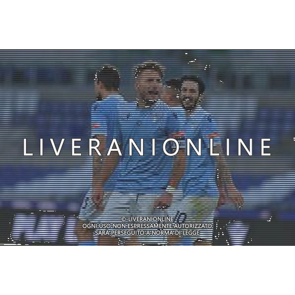 Lazio vs Fiorentina Campionato Serie A TIM - 16 giornata Stadio Olimpico - Roma 06-01-2021 nella foto Esultanza Ciro Immobile ©Federico Gaetano / AG. ALDO LIVERANI SAS