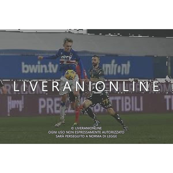 Danilo Vigo/LM - UC Sampdoria vs FC Internazionale - Italian football Serie A match 2020/2021 06 January 2021 - Luigi Ferraris stadium, Genova, Italy Photo showing: MIKKEL DAMSGAARD (Sampdoria), Marcelo Brozovic (Inter) @LM/Danilo Vigo AG ALDO LIVERANI SAS