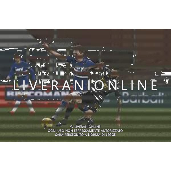 Danilo Vigo/LM - UC Sampdoria vs FC Internazionale - Italian football Serie A match 2020/2021 06 January 2021 - Luigi Ferraris stadium, Genova, Italy Photo showing: KRISTOFFER ASKILDSEN (Sampdoria) , Marcelo Brozovic (Inter) @LM/Danilo Vigo AG ALDO LIVERANI SAS