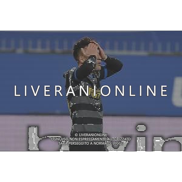 Danilo Vigo/LM - UC Sampdoria vs FC Internazionale - Italian football Serie A match 2020/2021 06 January 2021 - Luigi Ferraris stadium, Genova, Italy Photo showing: Lautaro Martinez (Inter) ddisappointment @LM/Danilo Vigo AG ALDO LIVERANI SAS