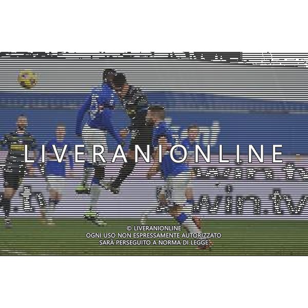 Danilo Vigo/LM - UC Sampdoria vs FC Internazionale - Italian football Serie A match 2020/2021 06 January 2021 - Luigi Ferraris stadium, Genova, Italy Photo showing: OMAR COLLEY (Sampdoria), Lautaro Martinez (Inter), LORENZO TONELLI Sampdoria) @LM/Danilo Vigo AG ALDO LIVERANI SAS