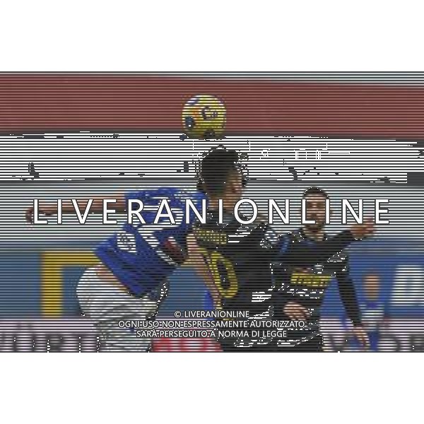 Danilo Vigo/LM - UC Sampdoria vs FC Internazionale - Italian football Serie A match 2020/2021 06 January 2021 - Luigi Ferraris stadium, Genova, Italy Photo showing: MAYA YOSHIDA (Sampdoria) , Lautaro Martinez (Inter) @LM/Danilo Vigo AG ALDO LIVERANI SAS
