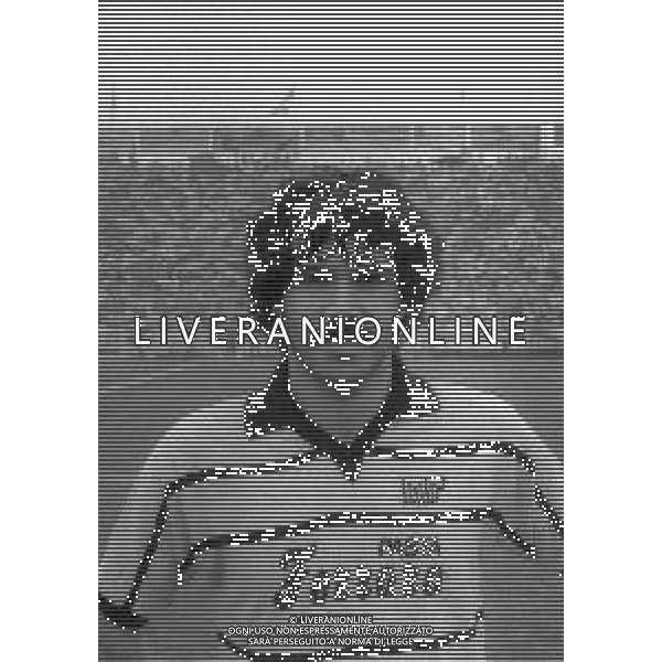03-06-1984 CREMONA-CAMPIONATO DI CALCIO SERIE B CREMONESE -PALERMO 3-3 NELLA FOTO MAURIZIO VENTURI AG ALDO LIVERANI SAS