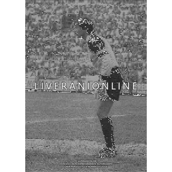03-06-1984 CREMONA-CAMPIONATO DI CALCIO SERIE B CREMONESE -PALERMO 3-3 NELLA FOTO FRANCO PALEARI AG ALDO LIVERANI SAS