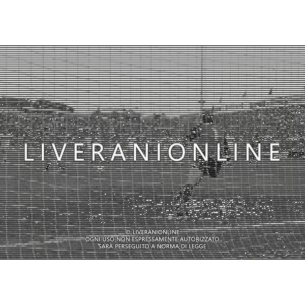 20-06-1984 CREMONA-CAMPIONATO DI CALCIO SERIE B CREMONESE -PISTOIESE 3-1 NELLA FOTO RIGORE GIANCARLO FINARDI PARATO AG ALDO LIVERANI SAS