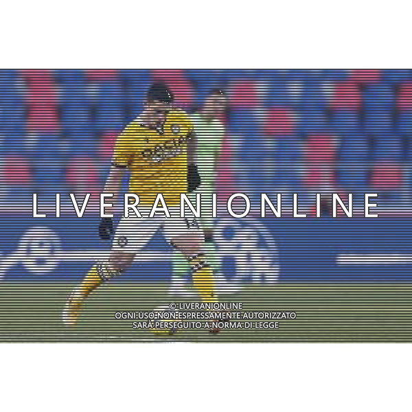Bologna - Udinese Campionato di Calcio Serie A TIM 06/01/2021 nella foto: Bonifazi Kevin (Udinese) ©Claudio Zamagni/Agenzia Aldo Liverani Bonifazi Kevin (Udinese) during Italian Serie A soccer match between BOLOGNA F.C. and UDINESE at Renato Dall\'Ara Stadium on January 06 2021 photo credit by Claudio Zamagni/Aldo Liverani Photo Agency