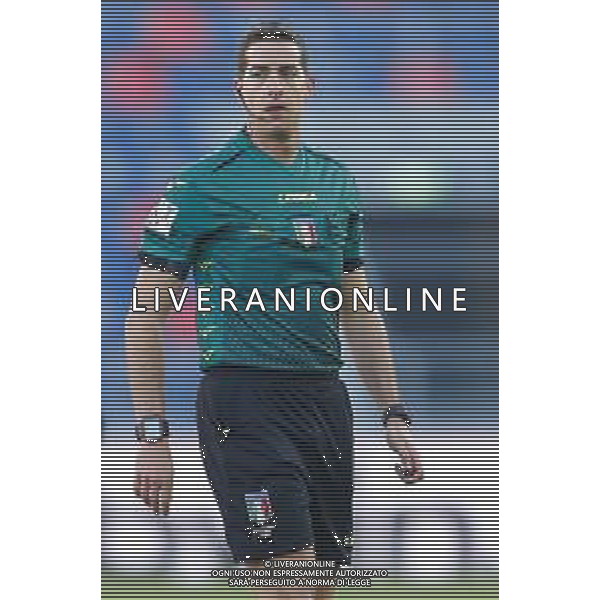 Bologna - Udinese Campionato di Calcio Serie A TIM 06/01/2021 nella foto: arbitro Giovanni Ayroldi ©Claudio Zamagni/Agenzia Aldo Liverani referee Giovanni Ayroldi during Italian Serie A soccer match between BOLOGNA F.C. and UDINESE at Renato Dall\'Ara Stadium on January 06 2021 photo credit by Claudio Zamagni/Aldo Liverani Photo Agency