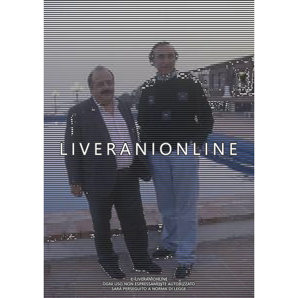 RETROSPETTIVA MAURIZIO COSTANZO GIORNALISTA NELLA FOTO CON PIPPO BAUDO NEL 1986 ©Archivio Giovanni Liverani/AG. ALDO LIVERANI SAS