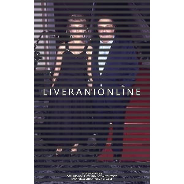 RETROSPETTIVA MAURIZIO COSTANZO GIORNALISTA NELLA FOTO CON MOGLIE MARTA FLAVI NEL 1989 ©Archivio Giovanni Liverani/AG. ALDO LIVERANI SAS