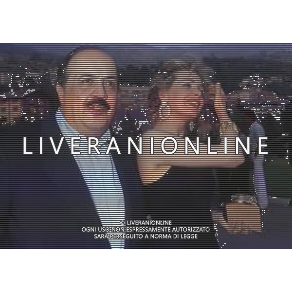 RETROSPETTIVA MAURIZIO COSTANZO GIORNALISTA NELLA FOTO CON MOGLIE MARTA FLAVI NEL 1989 ©Archivio Giovanni Liverani/AG. ALDO LIVERANI SAS