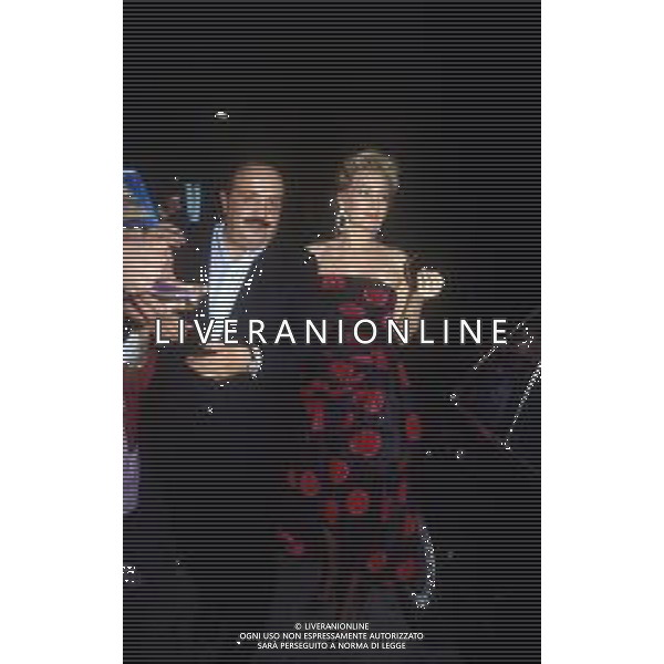 RETROSPETTIVA MAURIZIO COSTANZO GIORNALISTA NELLA FOTO CON MOGLIE MARTA FLAVI NEL 1989 ©Archivio Giovanni Liverani/AG. ALDO LIVERANI SAS