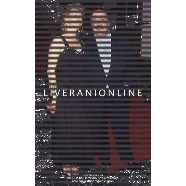 RETROSPETTIVA MAURIZIO COSTANZO GIORNALISTA NELLA FOTO CON MOGLIE MARTA FLAVI NEL 1989 ©Archivio Giovanni Liverani/AG. ALDO LIVERANI SAS