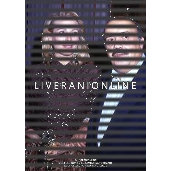 RETROSPETTIVA MAURIZIO COSTANZO GIORNALISTA NELLA FOTO CON MOGLIE MARTA FLAVI NEL 1989 ©Archivio Giovanni Liverani/AG. ALDO LIVERANI SAS