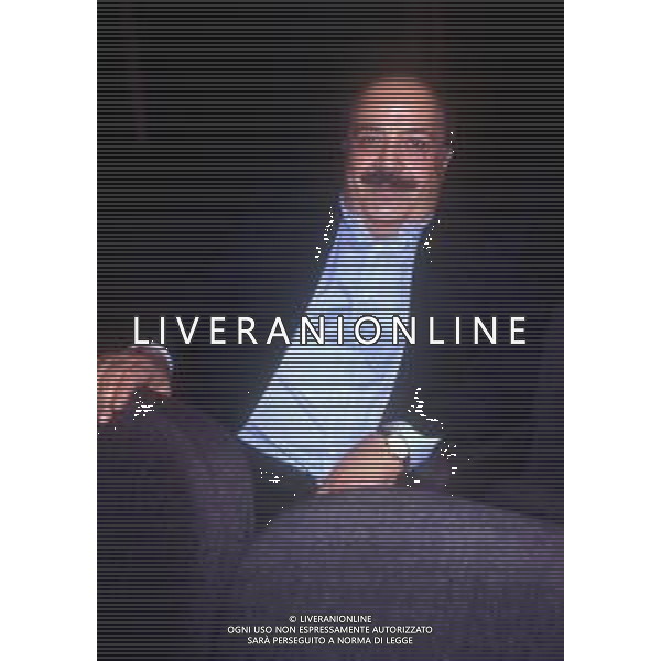 RETROSPETTIVA MAURIZIO COSTANZO GIORNALISTA NELLA FOTO NEL 1990 ©Archivio Giovanni Liverani/AG. ALDO LIVERANI SAS