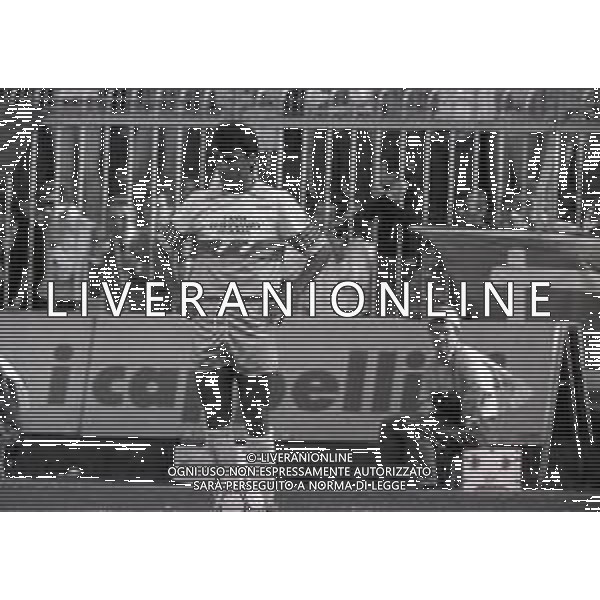 12-10-1986 CREMONA CAMPIONATO DI CALCIO SERIE B CREMONESE LAZIO 0-0 NELLA FOTO MASSIMO PISCEDDA AG ALDO LIVERANI SAS