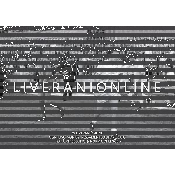 12-10-1986 CREMONA CAMPIONATO DI CALCIO SERIE B CREMONESE LAZIO 0-0 NELLA FOTO LUIGI GUALCO E FABIO POLI AG ALDO LIVERANI SAS