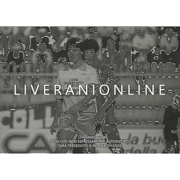 12-10-1986 CREMONA CAMPIONATO DI CALCIO SERIE B CREMONESE LAZIO 0-0 NELLA FOTO PAOLO MANDELLI AG ALDO LIVERANI SAS