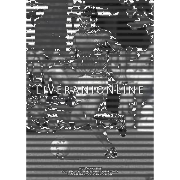 1986-1987 FIRENZE COVERCIANO AMICHEVOLE NAZIONALE ITALIANA NELLA FOTO GIANLUCA VIALLI AG ALDO LIVERANI SAS