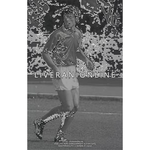 1986-1987 FIRENZE COVERCIANO AMICHEVOLE NAZIONALE ITALIANA NELLA FOTO ROBERTO DONADONI AG ALDO LIVERANI SAS