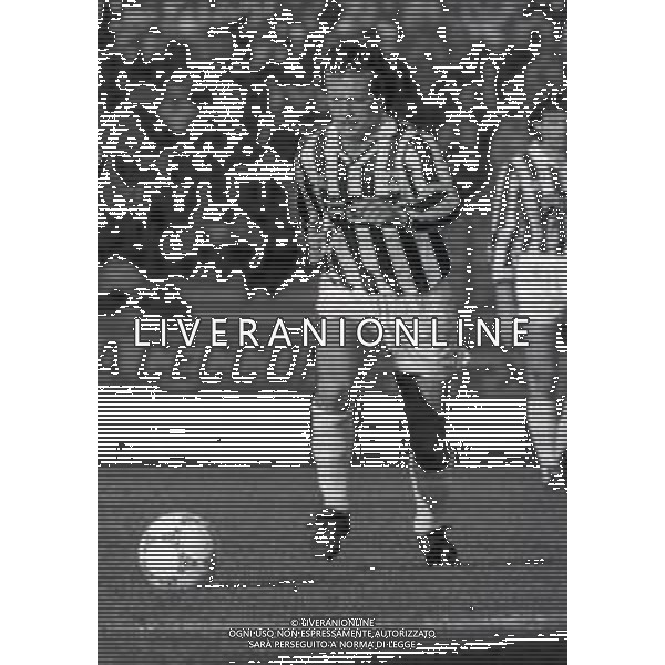 10-01-1988 UDINE CAMPIONATO DI CALCIO SERIE B UDINESE AREZZO 1-1 NELLA FOTO GIUSEPPE DOSSENA AG ALDO LIVERANI SAS