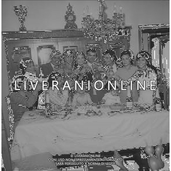 ROSANNA FRATELLO CANTANTE E ATTRICE ITALIANA CON IL MARITO PINO CAPPELLANO E LA SUA FAMIGLIA NEL 1971 - RETROSPETTIVA ©Archivio Giovanni Liverani / AG. ALDO LIVERANI SAS