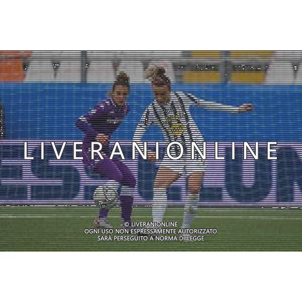 Fabio Fagiolini/LM - Juventus vs Fiorentina Femminile - Italian football Women Supercoppa match 10 January 2021 - chiavari (ge), Italy Photo showing: Barbara Bonansea (Juventus) and Alice Tortelli (Fiorentina) @LM/Fabio Fagiolini AG ALDO LIVERANI SAS