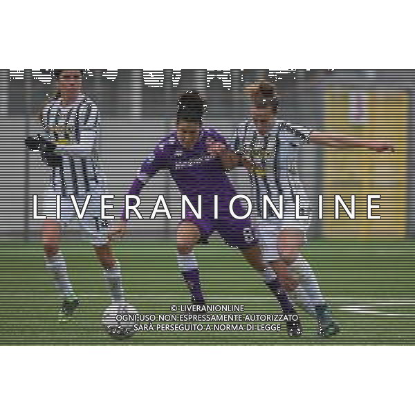 Fabio Fagiolini/LM - Juventus vs Fiorentina Femminile - Italian football Women Supercoppa match 10 January 2021 - chiavari (ge), Italy Photo showing: Claudia Neto (Fiorentina) and Aurora Galli (Juventus) @LM/Fabio Fagiolini AG ALDO LIVERANI SAS