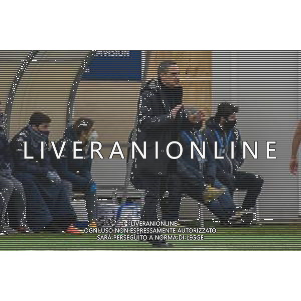 Fabio Fagiolini/LM - Juventus vs Fiorentina Femminile - Italian football Women Supercoppa match 10 January 2021 - chiavari (ge), Italy Photo showing: Nicola Melani head coach (Fiorentina) @LM/Fabio Fagiolini AG ALDO LIVERANI SAS