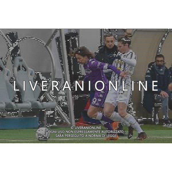 Fabio Fagiolini/LM - Juventus vs Fiorentina Femminile - Italian football Women Supercoppa match 10 January 2021 - chiavari (ge), Italy Photo showing: Daniela Sabatino (Fiorentina) and Cecilia Salvai (Juventus) @LM/Fabio Fagiolini AG ALDO LIVERANI SAS